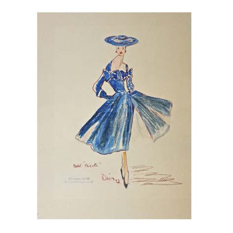 dior sketches for sale|christian Dior original sketches.